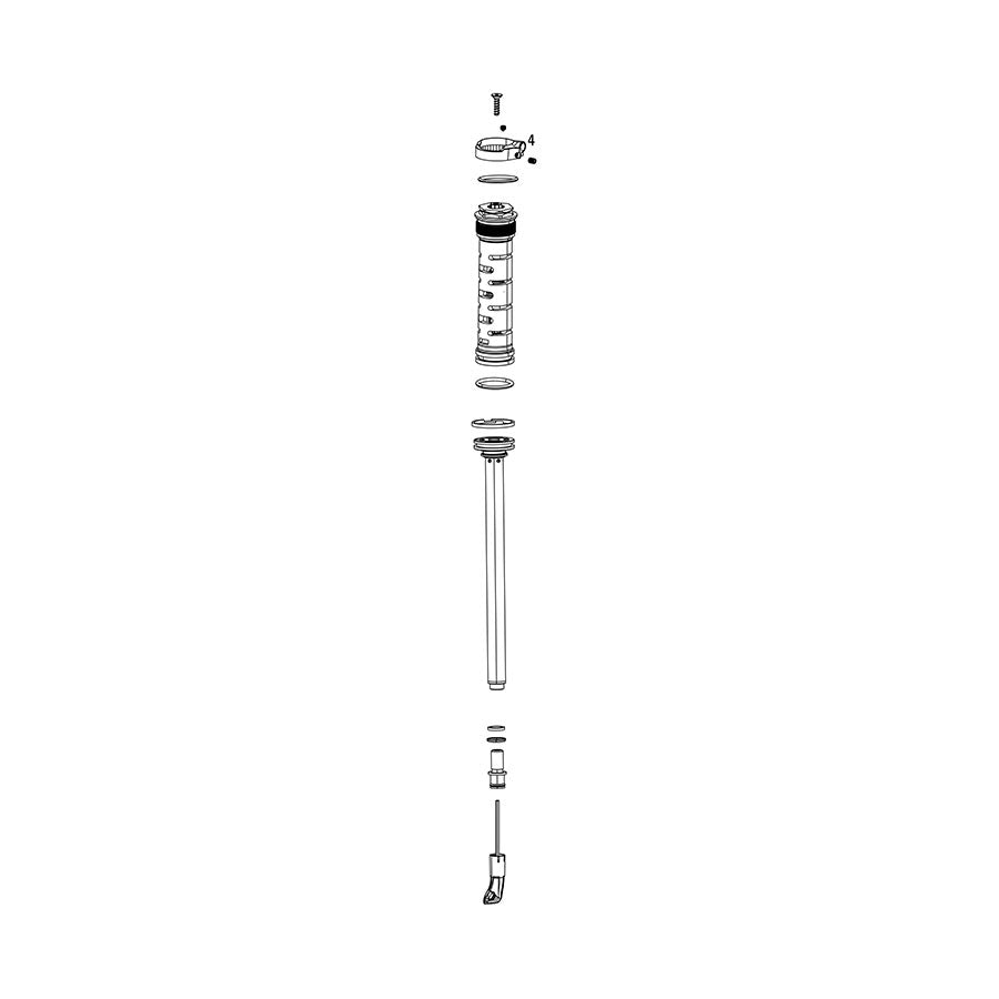 942993-04::0::942993-04::RockShox, Amortisseur pour Recon/Recon S/Sektor, Remote 10mm (2013+ Pushloc, OneLoc, TwistLoc) Moco RL (.8mm) 130-150mm - (Boost Seulement)Sektor Silver  A2 (2017+)/Recon RL A1-A2 (2018+), 11.4018.104.036