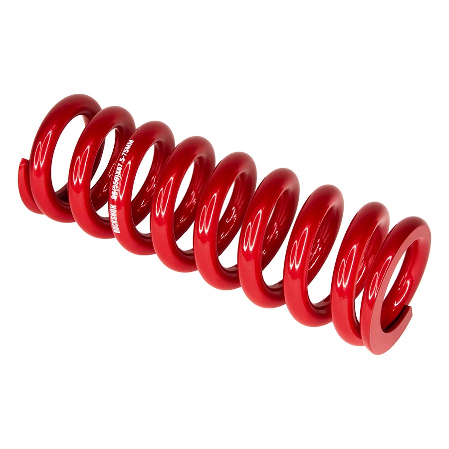 943213-47::0::943213-47::RockShox, Metric Spring - Electric Red, Longueur 174MM, SPRING TRAVEL (67.5-75MM), 450 LB