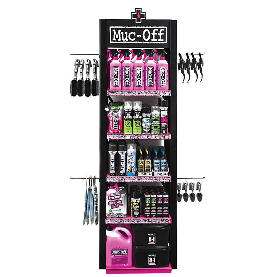961125-01::0::961125-01::Muc-Off, Premium simple, Présentoir complet