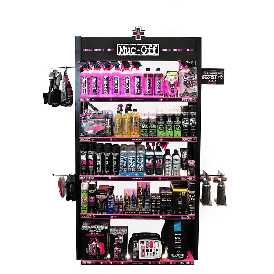 961878-01::0::961878-01::Muc-Off, Présentoir de sol double Premium complet (241 et 242),