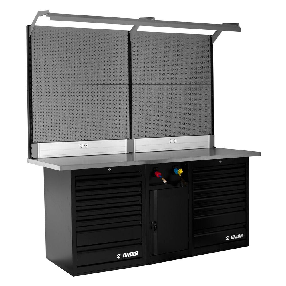 U-629896::0::U-629896::TECH BENCH FULL FRONT WITH BACK PANEL AND LIGH