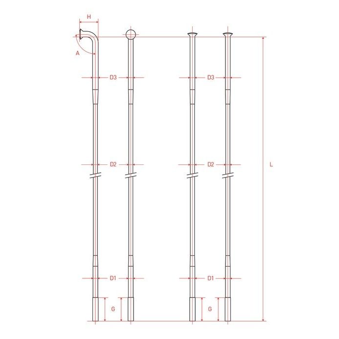 DT-SAL3023288N1::1::DT-SAL3023288N1::ALPINE 3 JBEND 2.0/1.85/2.34 SIL 100PCS