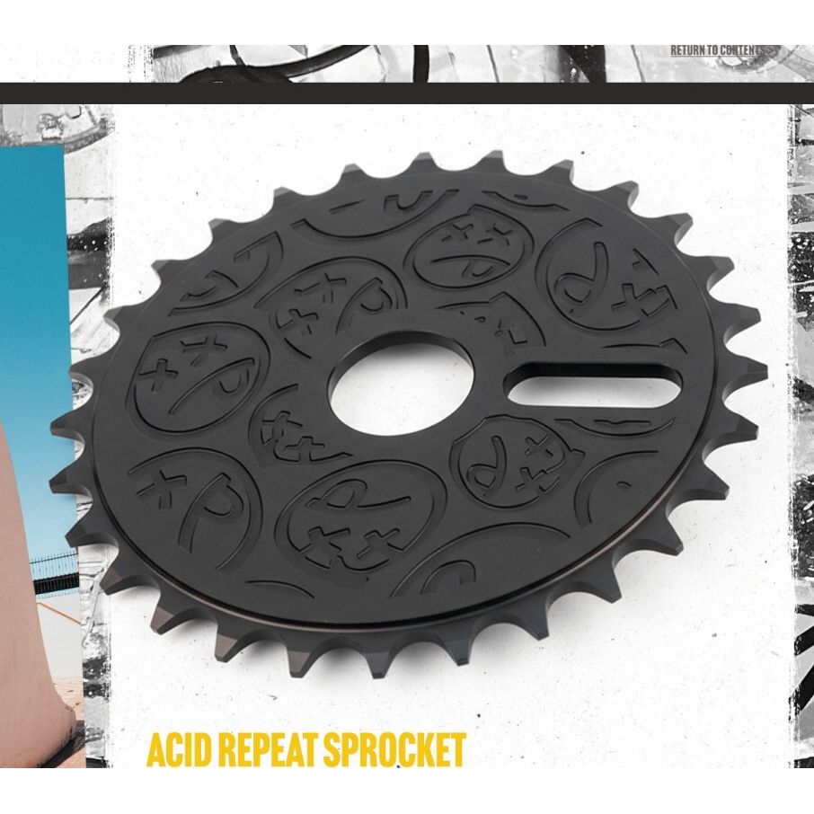 BD-BSD-SPRK059::0::BD-BSD-SPRK059::BSD ACID REPEAT SPROCKET 25T BLACK