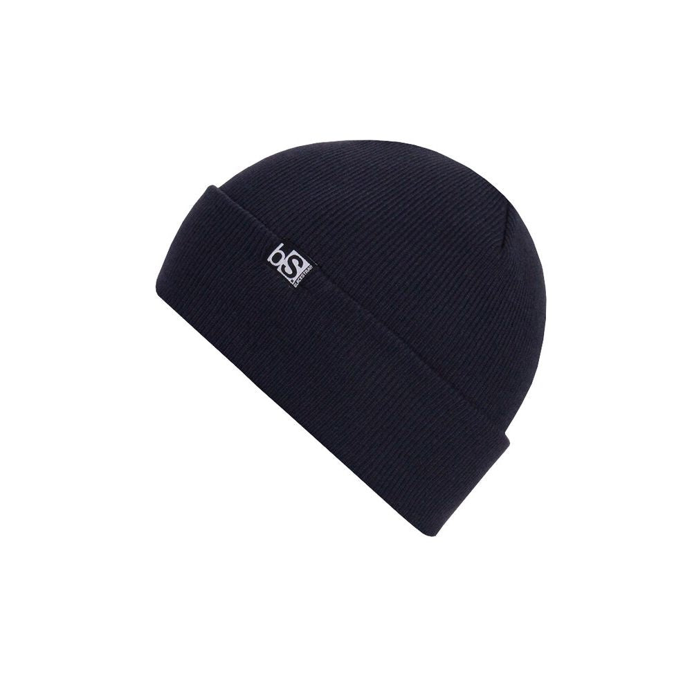 BS-EB-NAVY::0::BS-EB-NAVY::#ESSENTIAL BEANIE-FLIP TAG NAVY