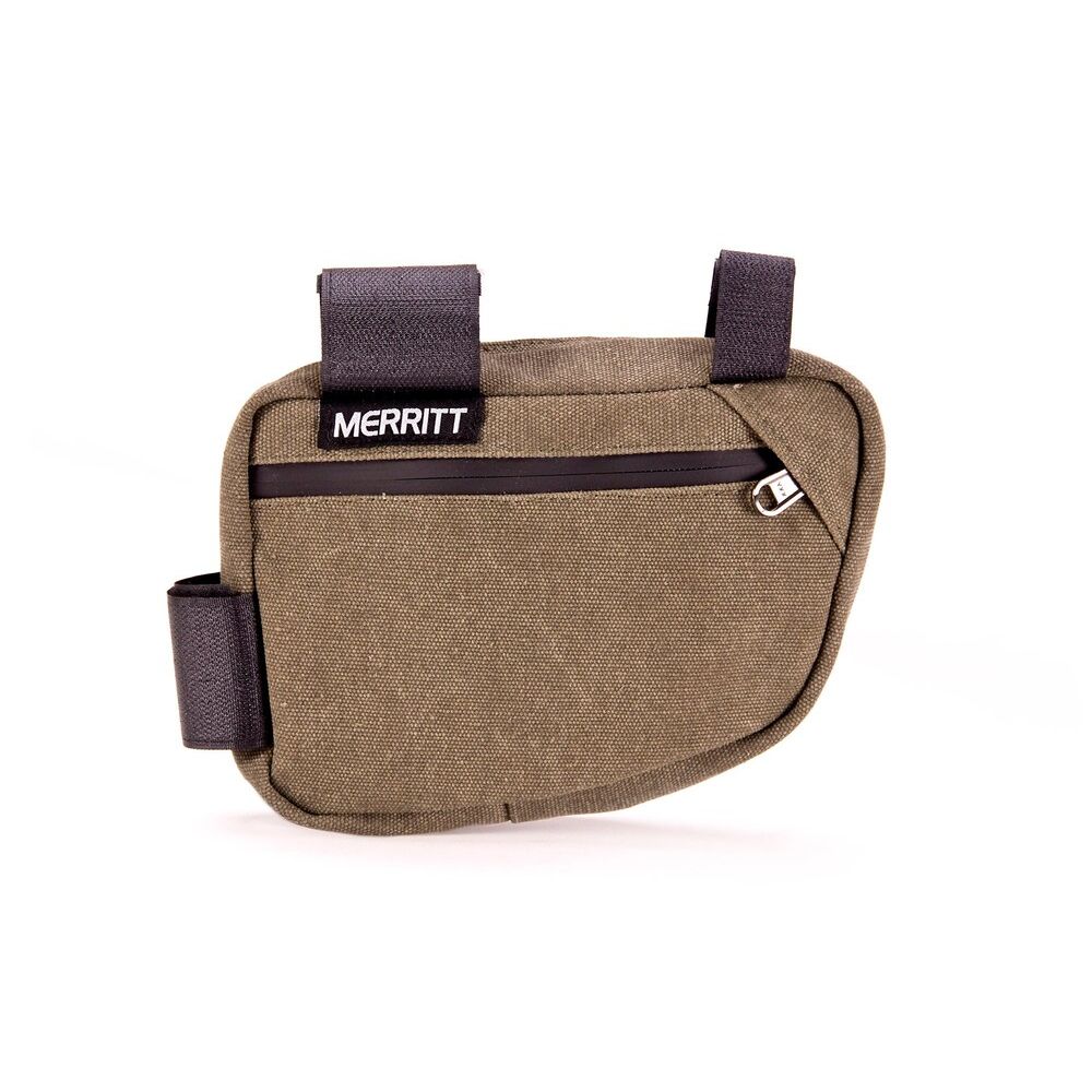 ME-12008MZZ::0::ME-12008MZZ::MERRITT CORNER POCKET FRAME BAG MILITARY GREEN