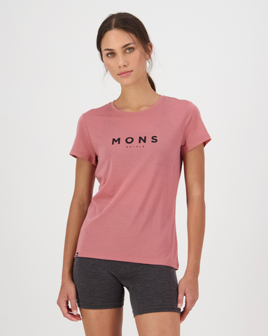 Mons Royal Icon Merino Classic T-Shirt Femme