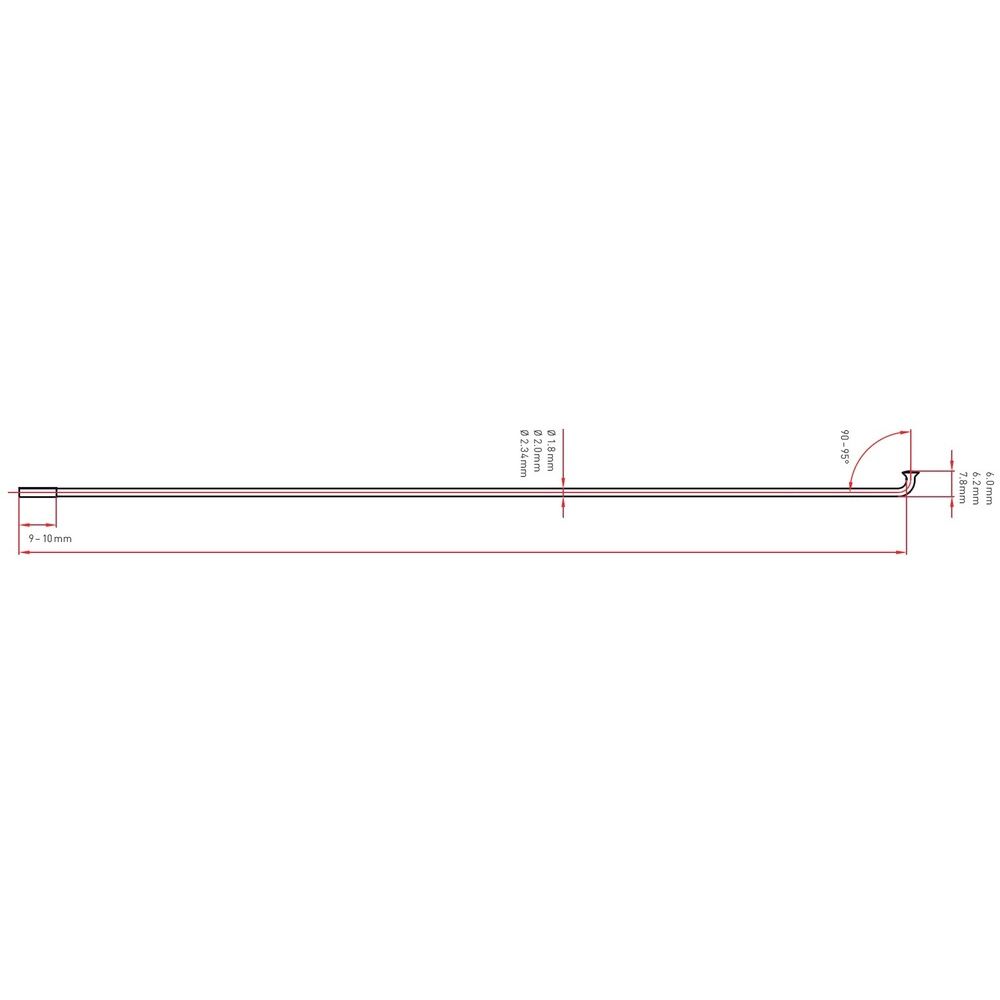 DT-SCHS20282S72::1::DT-SCHS20282S72::#CHAMP STRAIGHT 2.0MM BLACK 72PCS 282MM