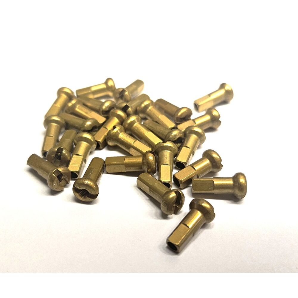 DT-N0AA20120G01::0::DT-N0AA20120G01::STANDARD ALUM NIPPLE 2.0X12MM 100PCS GOLD