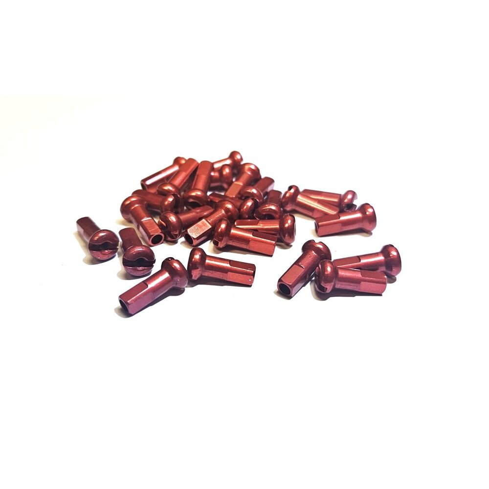 DT-N0AA20120R01::0::DT-N0AA20120R01::STANDARD ALUM NIPPLE 2.0X12MM 100PCS RED