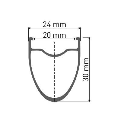 DT-RDA051CDPN28::1::DT-RDA051CDPN28::RIM A510 AERO DISC 30MM 28H