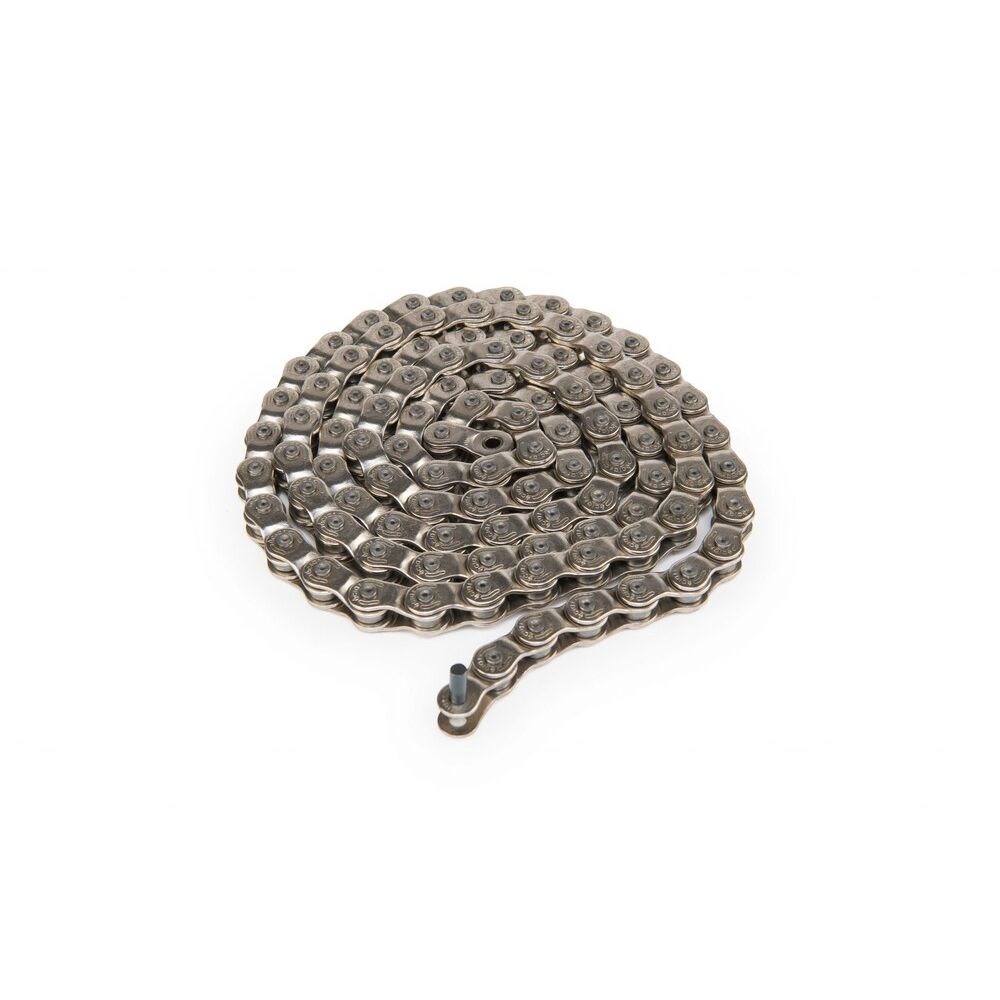 EC-31033010216::0::EC-31033010216::#ECLAT 4-STROKE HALF LINK CHAIN SILVER