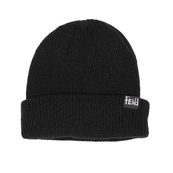 FN-BN-555BLK::0::FN-BN-555BLK::FIEND BEANIE BLACK 