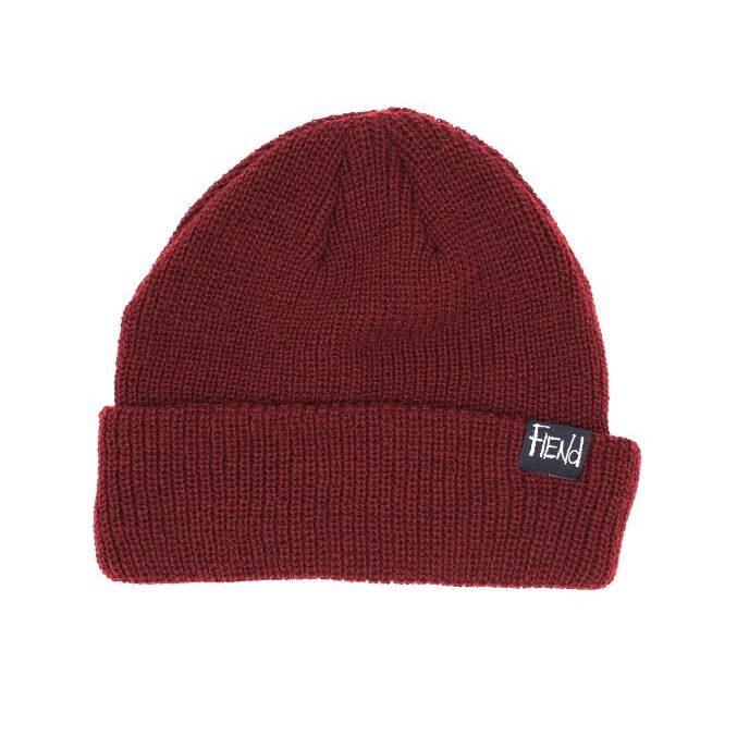 FN-BN-555MAR::0::FN-BN-555MAR::FIEND BEANIE MAROON 