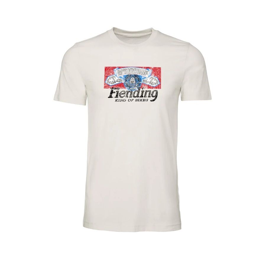 FN-TS-512XLG::0::FN-TS-512XLG::FIEND KING OF BIKES TEE VINTAGE WHITE XL