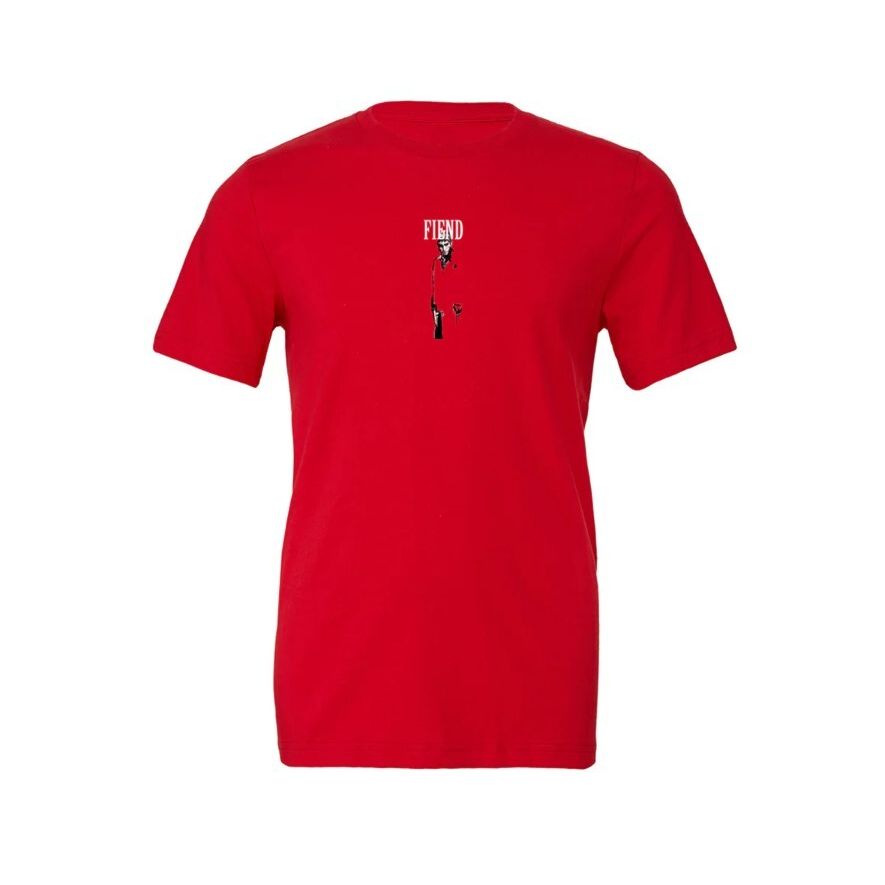 FN-TS-610MED::0::FN-TS-610MED::FIEND MILLS TONY MONTANA TEE RED MEDIUM
