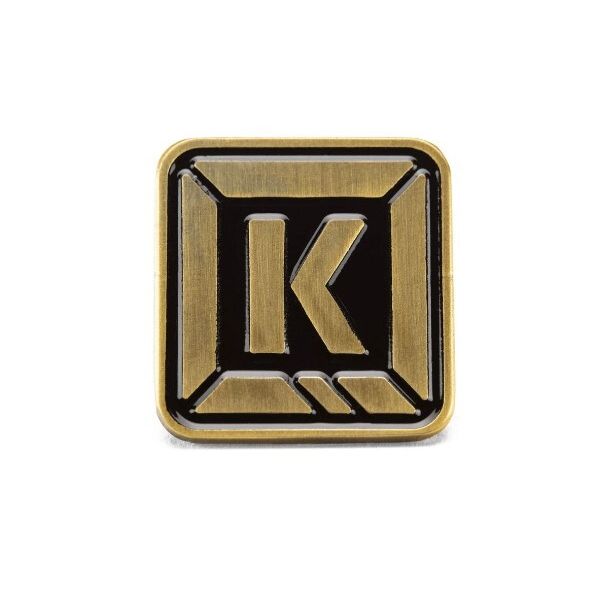 KN-K9353BKGD::0::KN-K9353BKGD::KINK K-BRICK ENAMEL PIN 