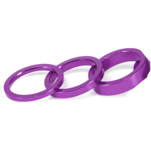 ME-HEATH9100PUR::0::ME-HEATH9100PUR::THEORY 1-1/8" HEADSET SPACERS 2,5,10 MM PURPLE