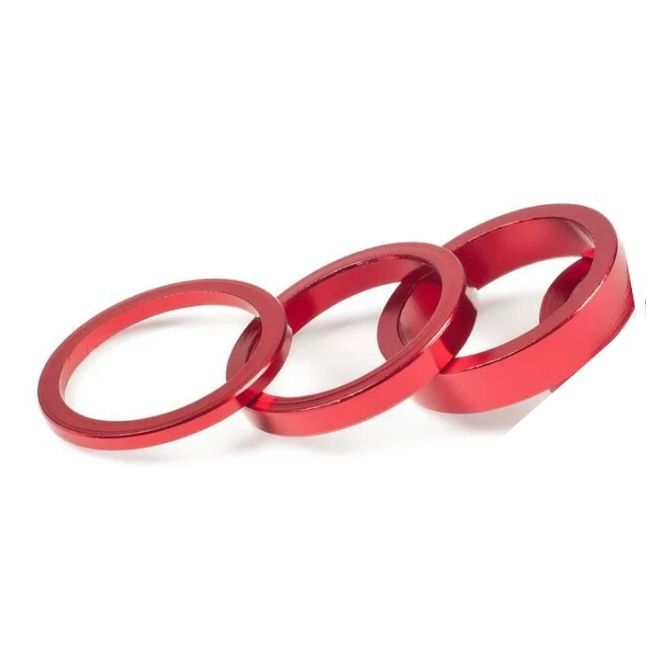 ME-HEATH9100RED::0::ME-HEATH9100RED::THEORY 1-1/8" HEADSET SPACERS 2,5,10MM RED
