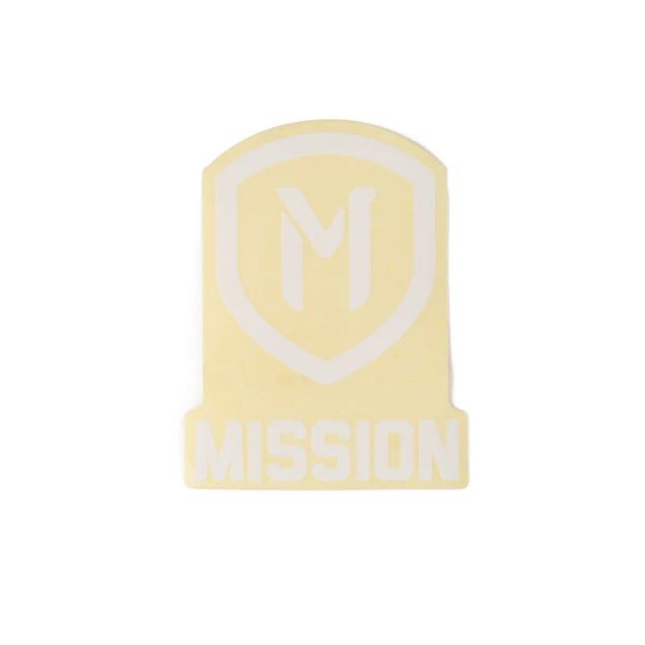 MI-MN9310WHT::0::MI-MN9310WHT::MISSION PROMO STICKERS 100PC WHITE