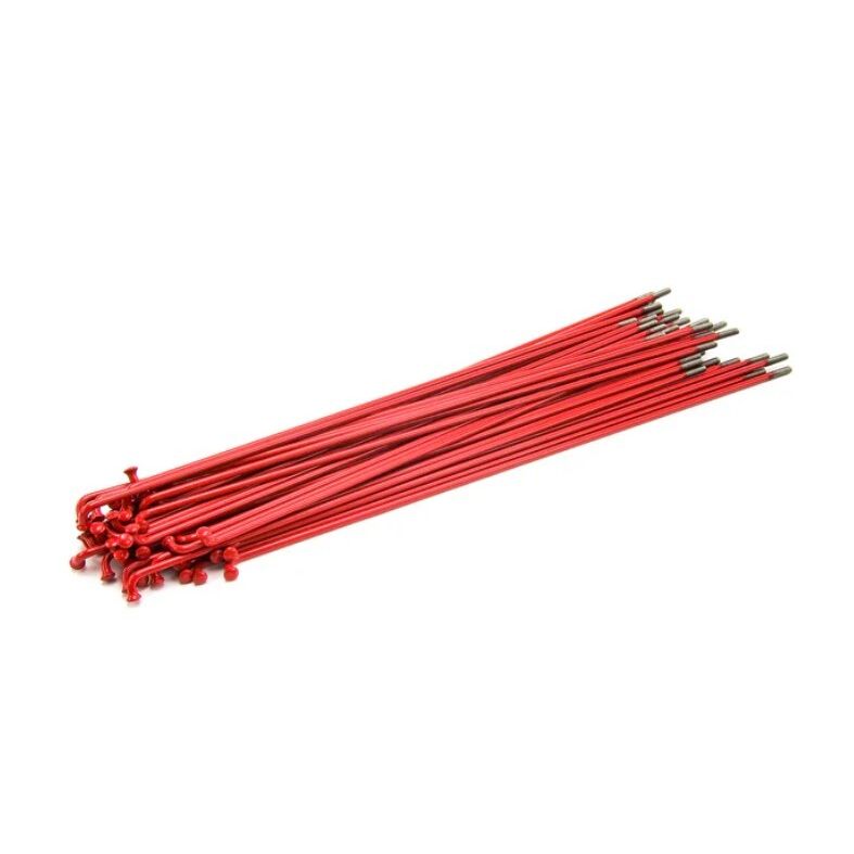 MI-MNS188RED::0::MI-MNS188RED::STAINLESS STEEL SPOKES 188MM RED 40PC