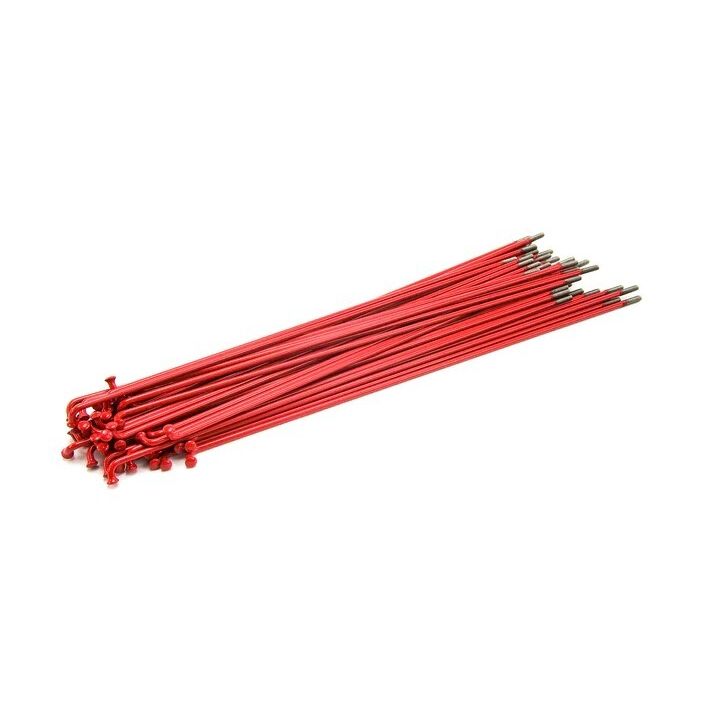 MI-MNS186RED::0::MI-MNS186RED::STAINLESS STEEL SPOKES 186MM RED 40PC