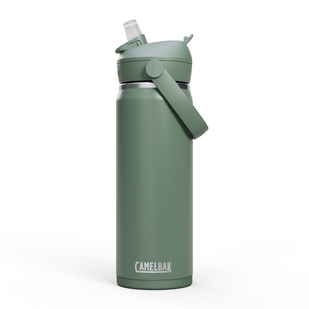 C-2857302060::0::C-2857302060::THRIVE FLIP STRAW ACIER INOX. ISOLÉ 600ML VERT