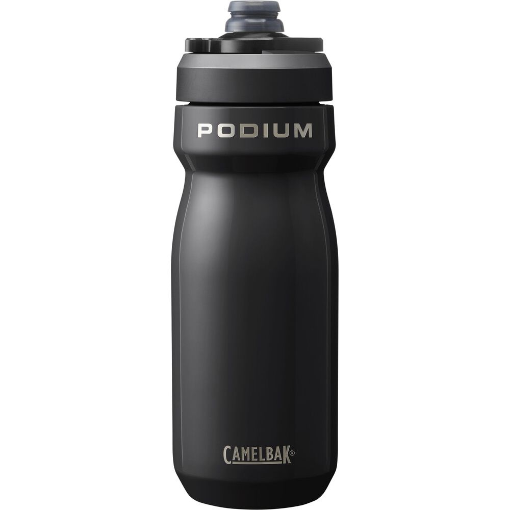C-2964001052::0::C-2964001052::PODIUM ACIER INOX. ISOLÉ 530ML NOIR