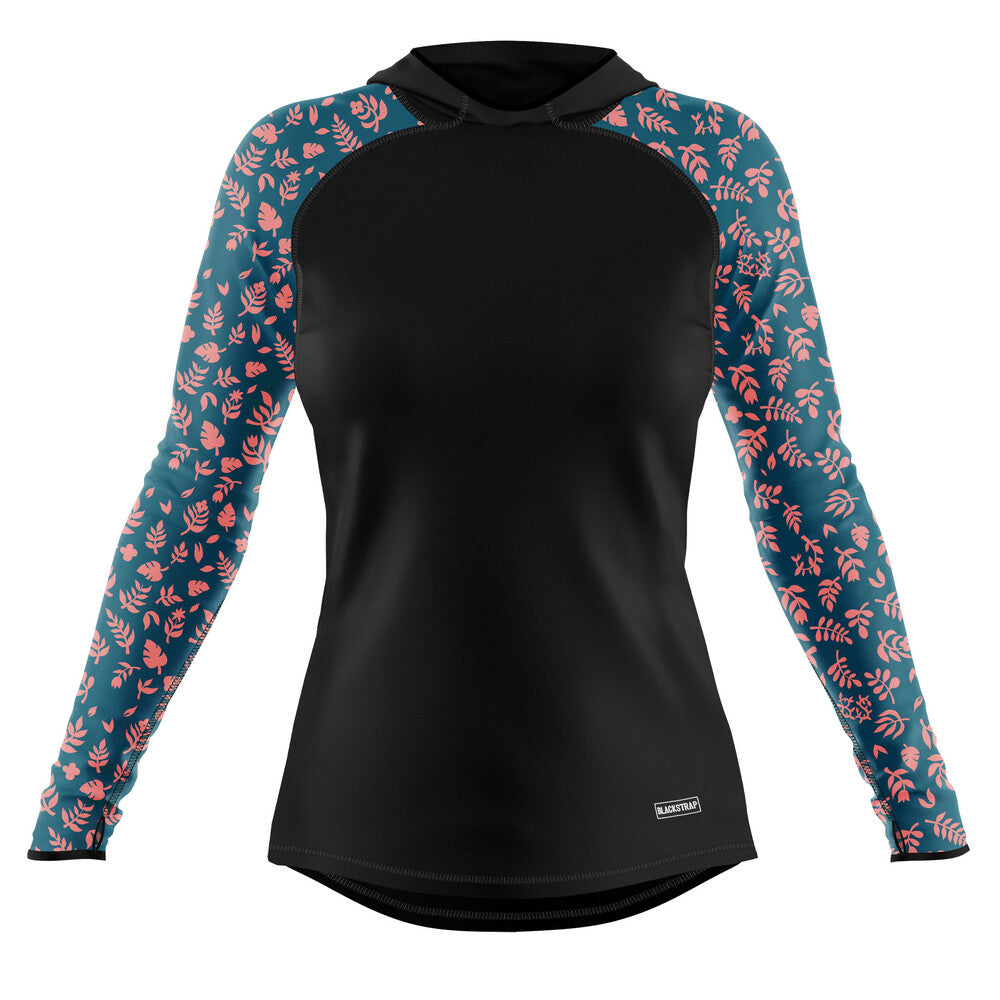 BS-WTHR-H-TINY-2-S::0::BS-WTHR-H-TINY-2-S::#W THERMA HOODED TOP TINY FLORAL S