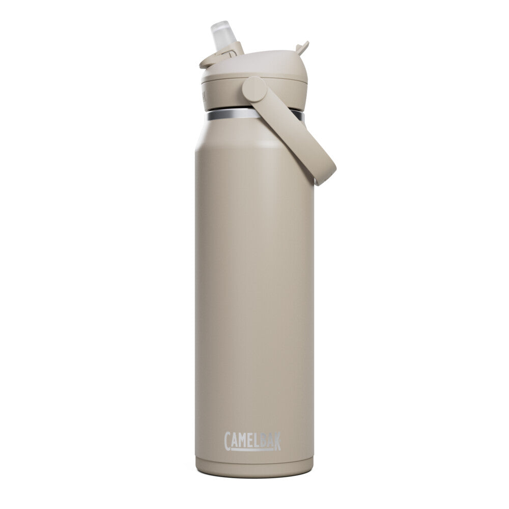C-2855201001::0::C-2855201001::THRIVE FLIP STRAW ACIER INOX. ISOLÉ 1L BRUN