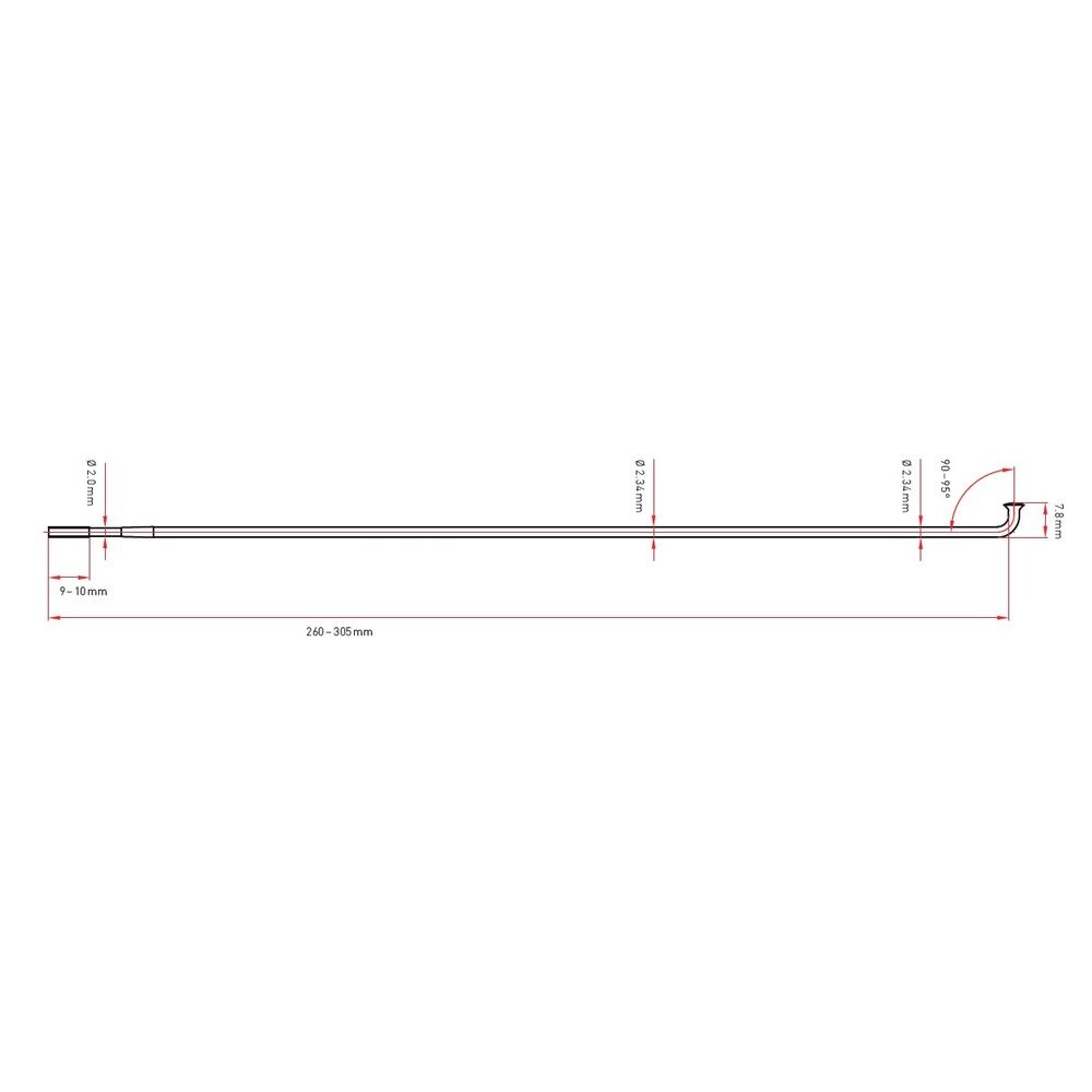 DT-SAL023284S1::0::DT-SAL023284S1::ALPINE JBEND 2.0/2.34/2.34 NOIR 100PC