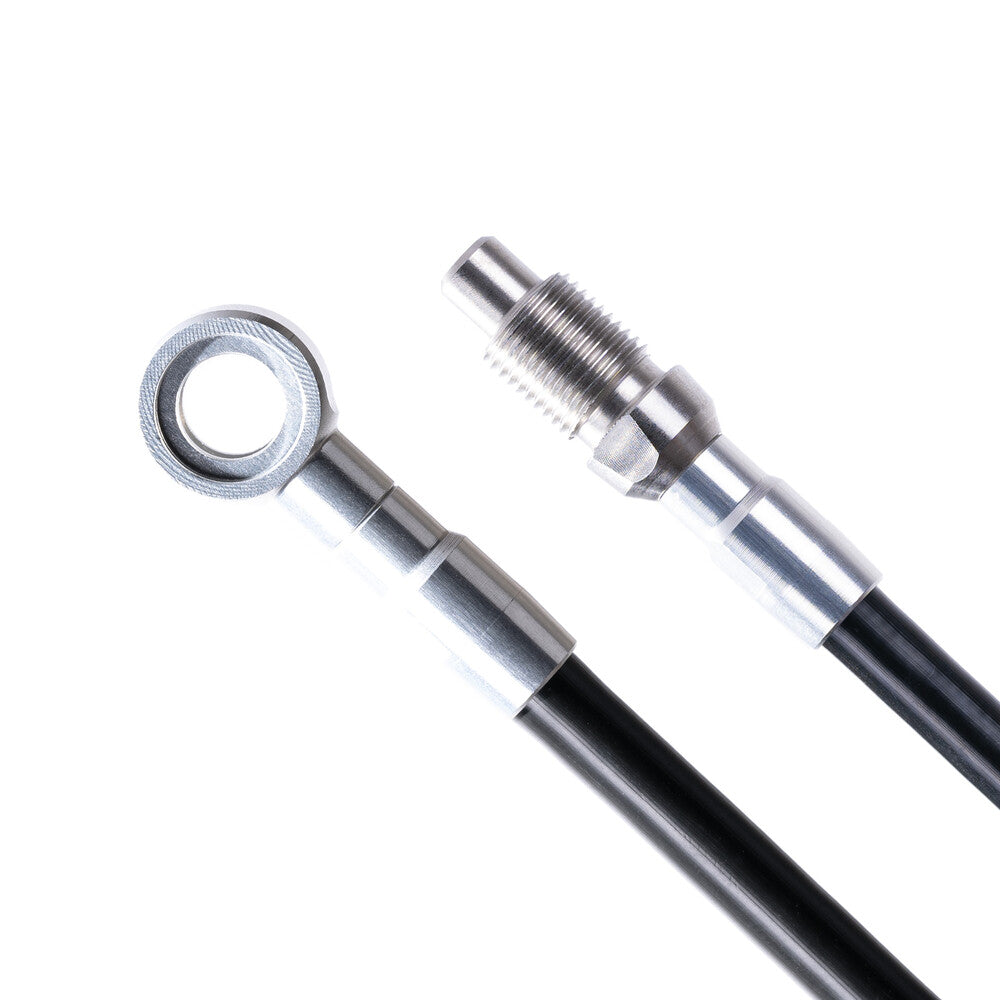 TS-HK090SL0012S::0::TS-HK090SL0012S::HOSE KIT STRGT M8 SIL/BANJO SIL KEV 900MM