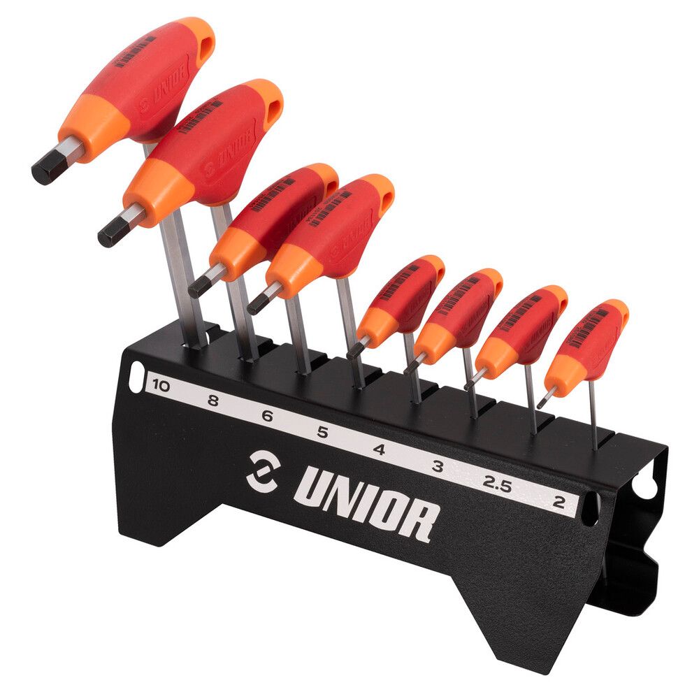 U-629820::0::U-629820::UNIOR JEU DE CLÉS HEX 2  À 10MM AVEC SUPPORT