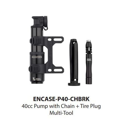 WO-ENCASE-P40-CHBRK::0::WO-ENCASE-P40-CHBRK::ENCASE PUMP 40CC W CHAIN TIRE PLUG MULTI-TOOL