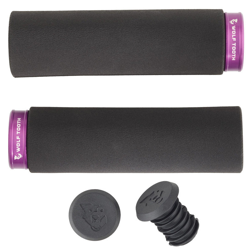 WO-FPLCK-BLK-PRP::0::WO-FPLCK-BLK-PRP::#LOCK-ON FAT PAW GRIP BLACK WITH PURPLE COLLAR