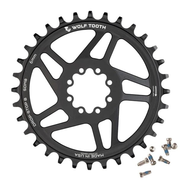 WO-SDM8-R-S-06P-36::0::WO-SDM8-R-S-06P-36::PLATEAU À MONTAGE DIRECT SRAM 8 BLNS 36T 6MM