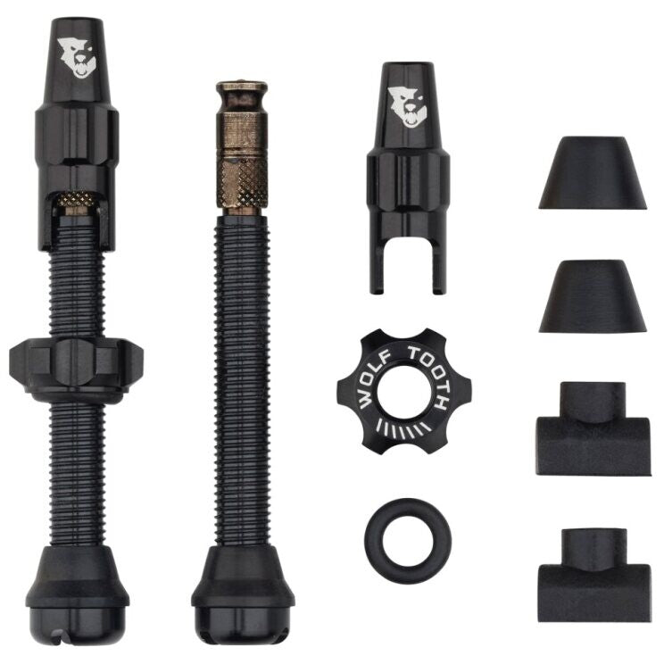 WO-TLV-CLIK44-BLK::0::WO-TLV-CLIK44-BLK::TUBELESS VALVE STEM KIT CLIK 44MM NOIR