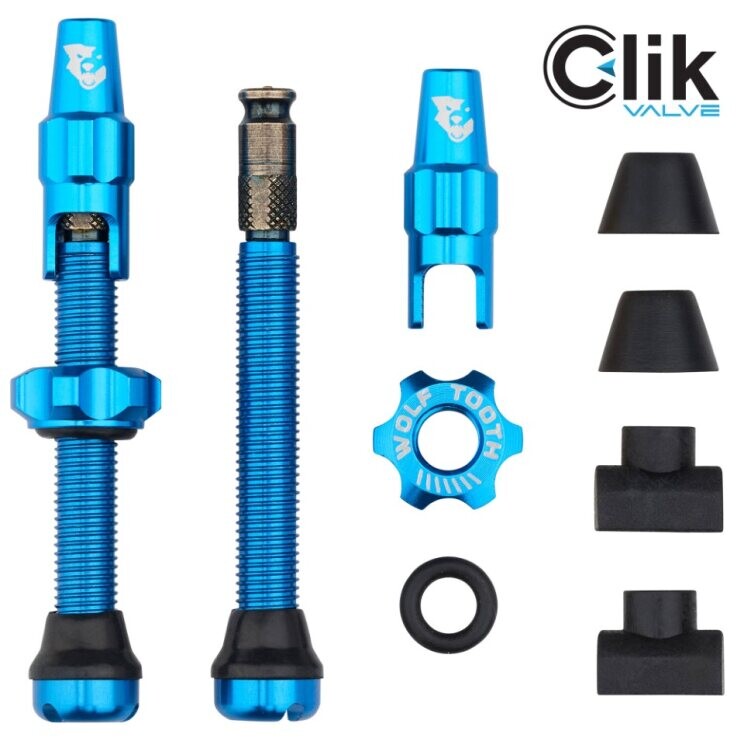WO-TLV-CLIK44-BLU::0::WO-TLV-CLIK44-BLU::TUBELESS VALVE STEM KIT CLIK 44MM BLEU