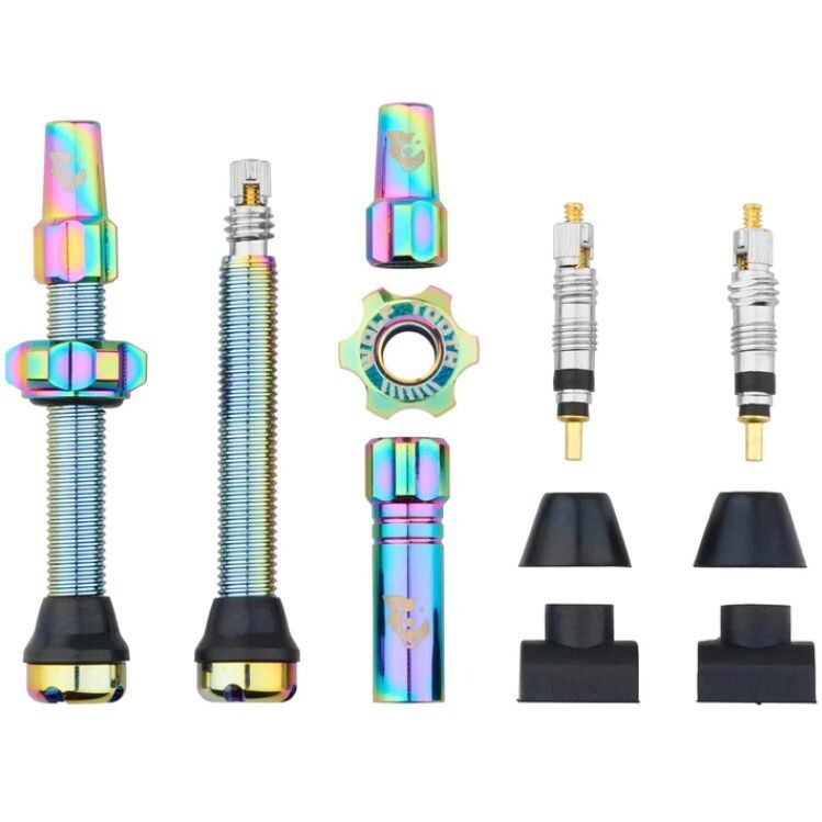 WO-TLV-KIT44-RBW::0::WO-TLV-KIT44-RBW::TUBELESS VALVE STEM KIT 44MM RAINBOW