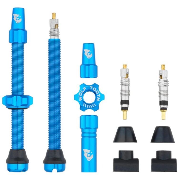 WO-TLV-KIT60-BLU::0::WO-TLV-KIT60-BLU::TUBELESS VALVE STEM KIT 60MM BLEU