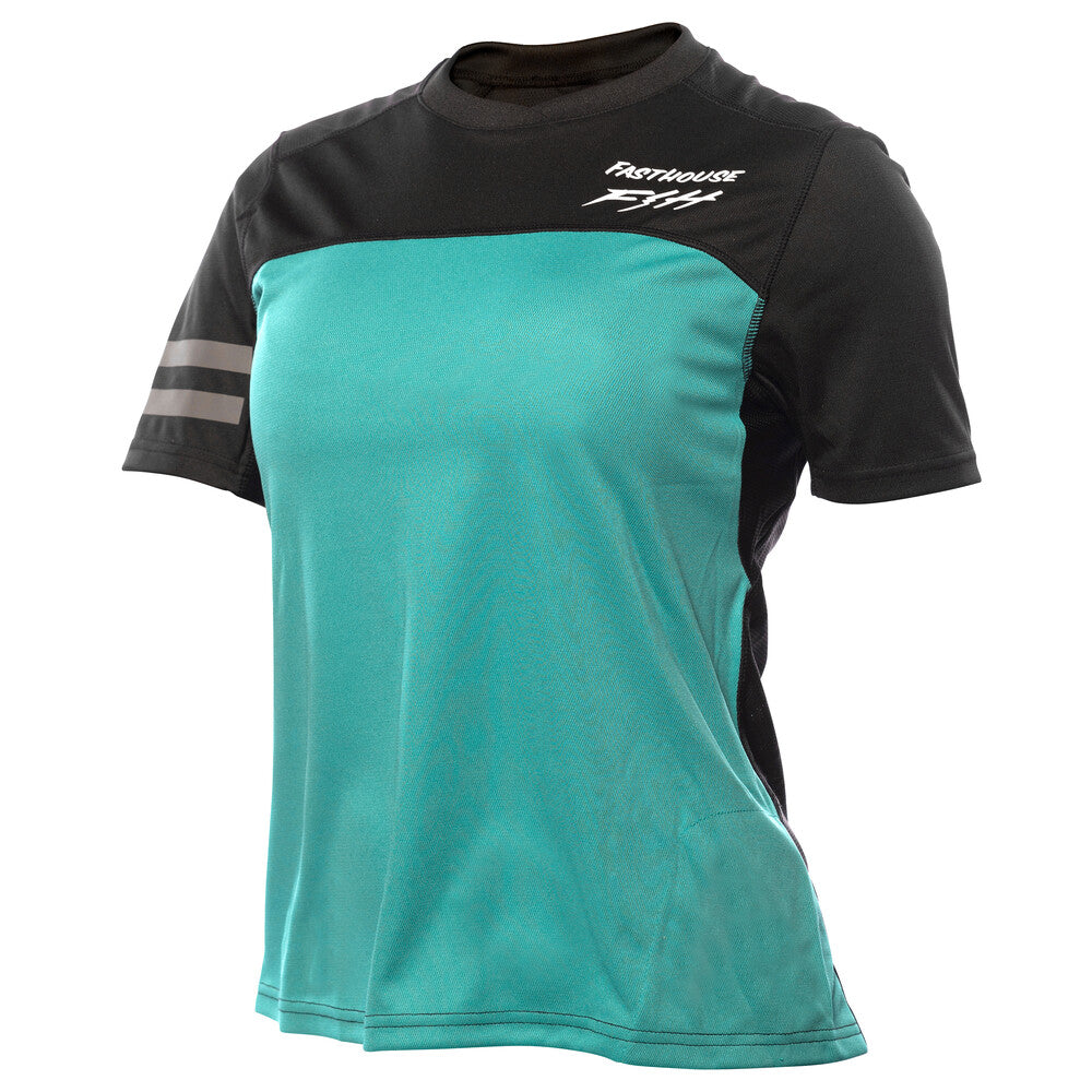 FH-2829-0902::0::FH-2829-0902::#WOMENS SIDEWINDER ALLOY SS JERSEY BLK/TEAL- WMD