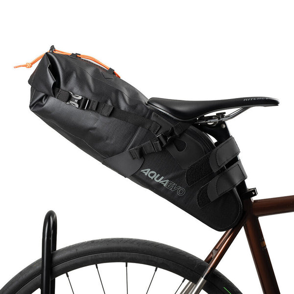 Sac de selle de vélo Sacoche de selle de cale pour vélo Sac de siège  arrière Sac de rangement étanche Vélo de route VTT Accessoires de vélo  (Noir)-BISBISOUS