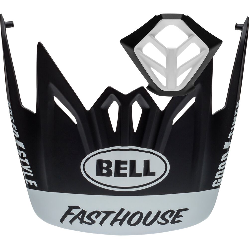 BE-7107081::0::BE-7107081::VISOR FULL-9 MAT BLK/BLANC FHOUSE