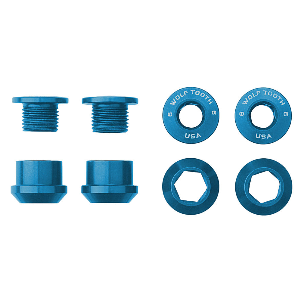 WO-4CBCN06BLU::0::WO-4CBCN06BLU::4 BOULONS POUR 1X - 4 PCS. BLEU 6MM