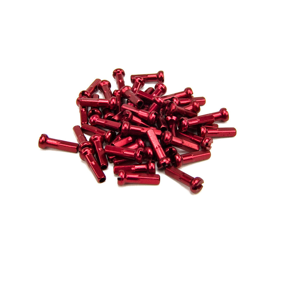 MI-MNSNREDALUM::0::MI-MNSNREDALUM::ALUMINUM NIPPLES 14G 40PC ROUGE