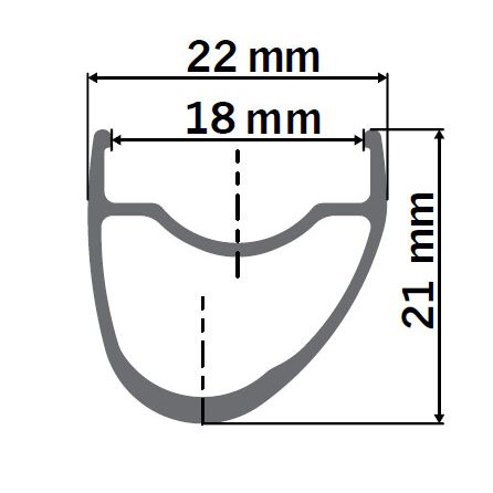DT-RDRR41DPN28::1::DT-RDRR41DPN28::JANTE RR 411 ASYM DISC 18MM 28H