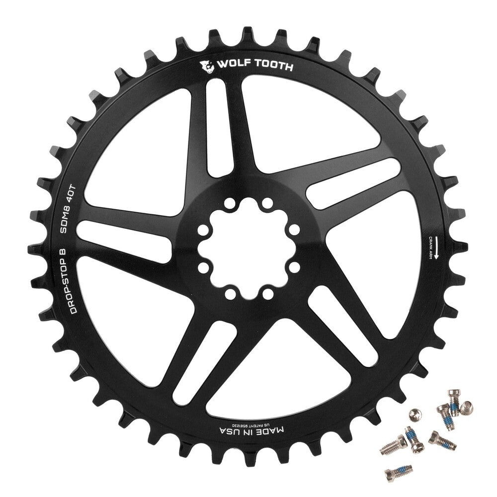 WO-SDM8-38::0::WO-SDM8-38::PLATEAU À MONTAGE DIRECT POUR SRAM 8-BOLT 38T