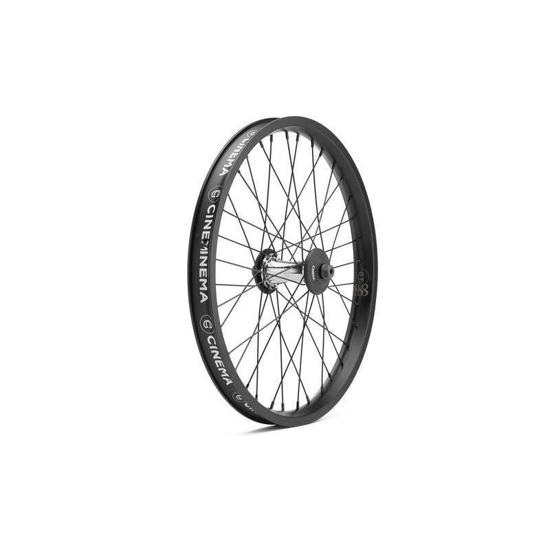 CN-7635BLKPOL::0::CN-7635BLKPOL::888 FRONT WHEEL POLISHED HUB BLK RIM