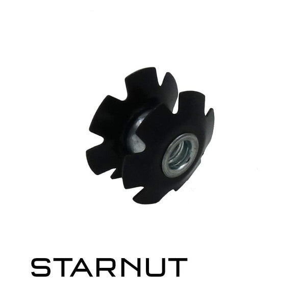 WO-HS-STRNUT::0::WO-HS-STRNUT::STAR NUT TUBES DE DIRECTION DE 1 1/8"