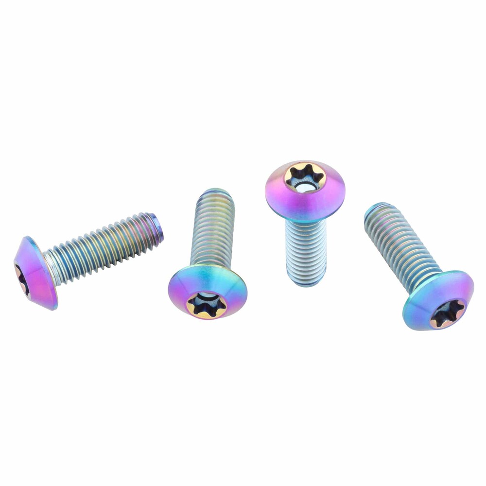 WO-4TIWBBOLTRNBW-LP::0::WO-4TIWBBOLTRNBW-LP::TI RAINBOW BOULONS PROFIL BAS 4 PACK