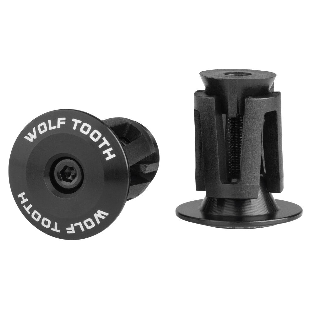 WO-BARPLUG-AL-BLK::0::WO-BARPLUG-AL-BLK::BOUCHONS D EXTRÉMITÉ DE GUIDON EN ALLIAGE NOIR